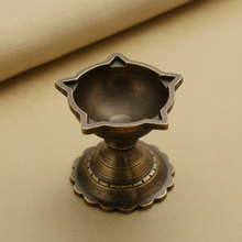 Brass Diya Without Handle | Compact Pooja Oil Lamp (2×1.5 Inch)