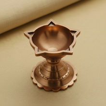 Brass Diya Without Handle | Compact Pooja Oil Lamp (2×1.5 Inch)