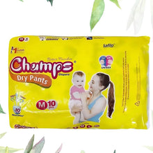 Champs Dry Pant Baby Diapers M (10 Pcs) – Soft & Absorbent